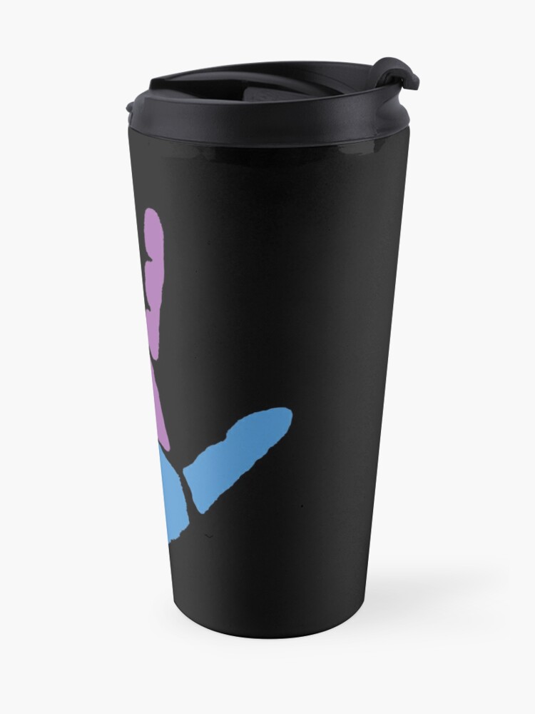 Peace Handprint Travel Mug By Wadzat Redbubble