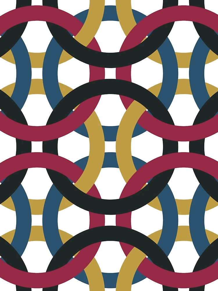 Thumbnail 3 of 3, Scarf, Retro Pattern designed and sold by VibrantDesign.