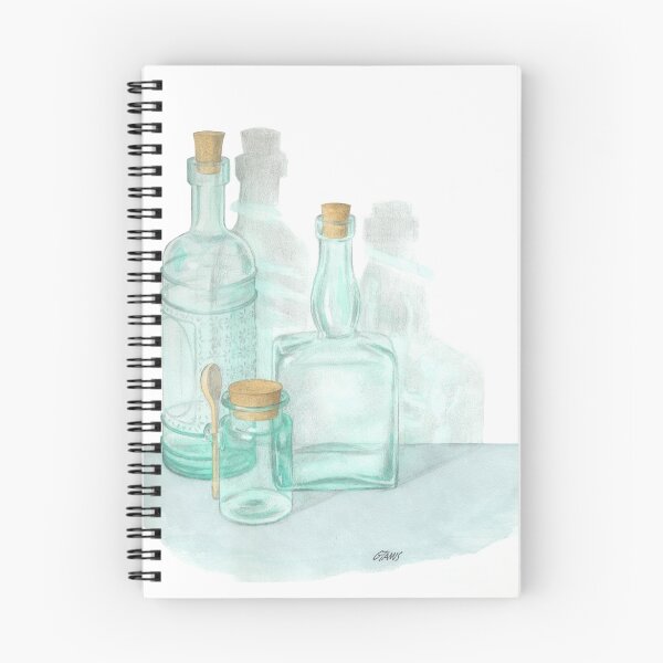 Item preview, THE GLASS OF GLASSWARE - PENCIL AND WATERCOLOR designed and sold by RainbowArt.
