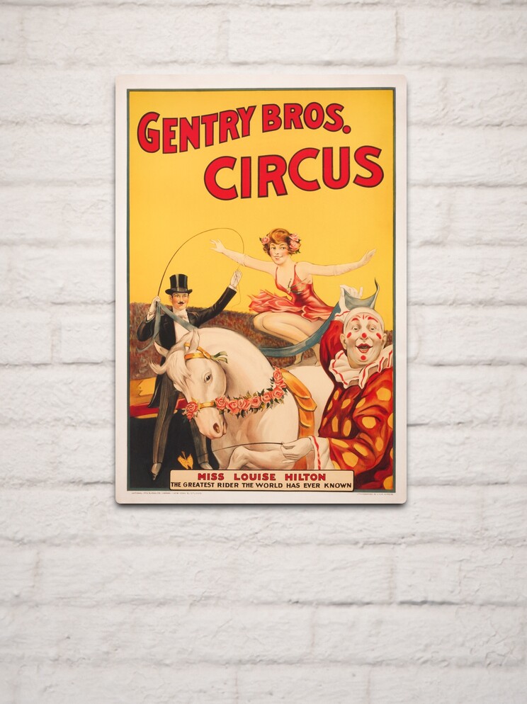 Gentry Bros. circus Miss Louise Hilton, the greatest rider the