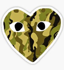 camouflage x Love Sticker