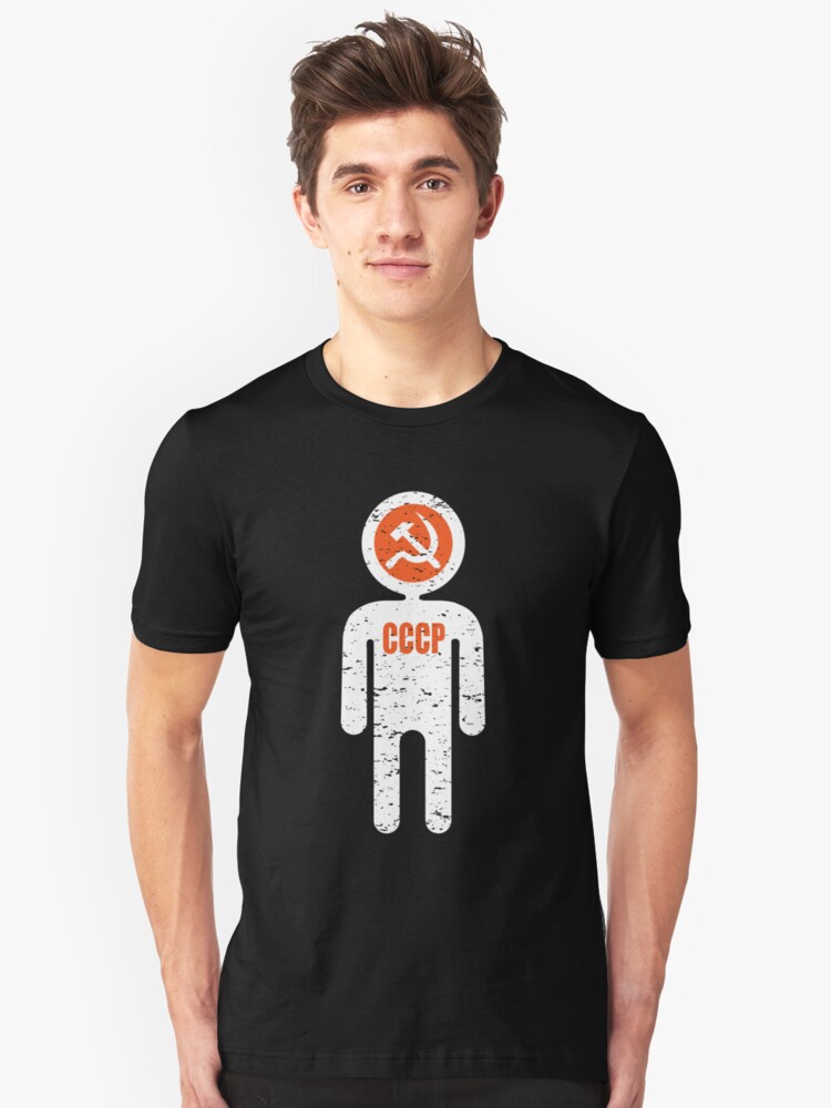 Alternate view of soviet astronaut Slim Fit T-Shirt