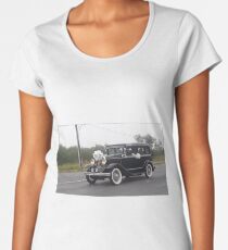 COOL OLD SCHOOL CAR Women's Premium T-Shirt