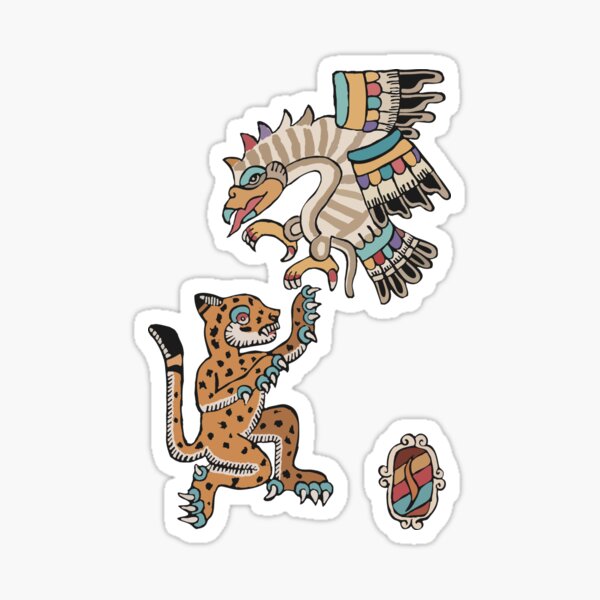 Ocelot and Eagle Sticker