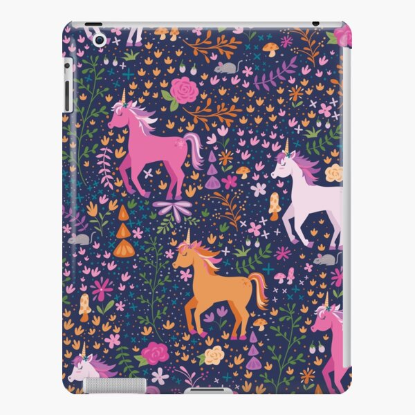 Unicorns in the Flower Garden iPad Snap Case