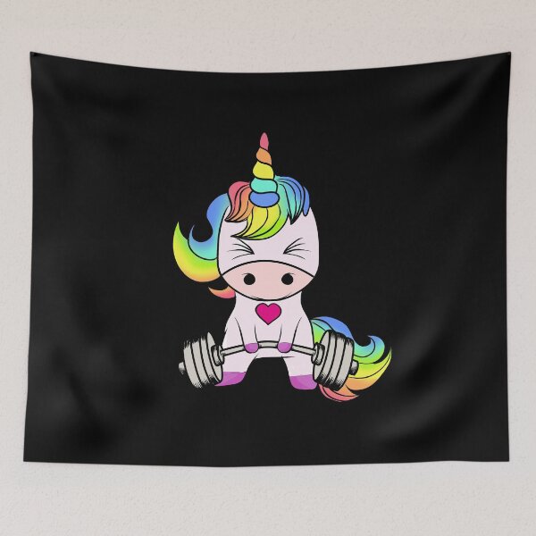 Item preview, Unicorn Weightlifting designed and sold by designeclipse.