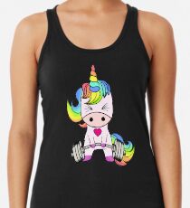 Unicorn Weightlifting Racerback Tank Top