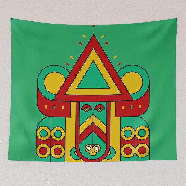 Item preview, colorful aztec tribe designed and sold by TM Selvam.