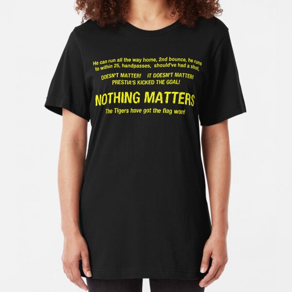 3AW Nothing Matters - Richmond 2017 Black Slim Fit T-Shirt