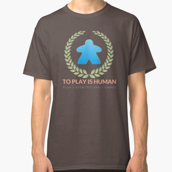 To Play Is Human (full logo, title, tagline) Classic T-Shirt