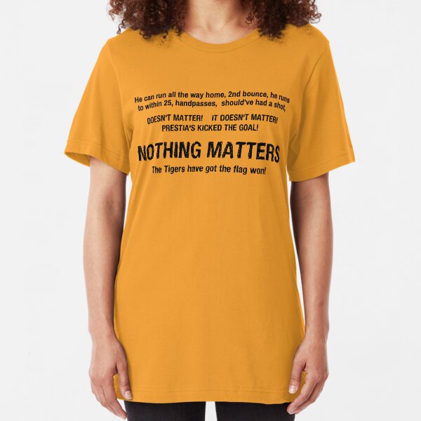 AW Nothing Matters - Richmond 2017 Yellow Slim Fit T-Shirt