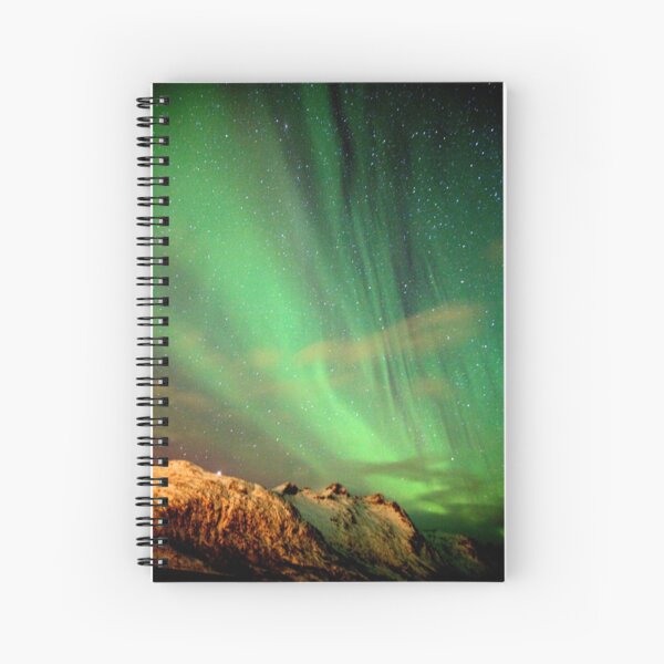 Northern Lights Spiral Notebook