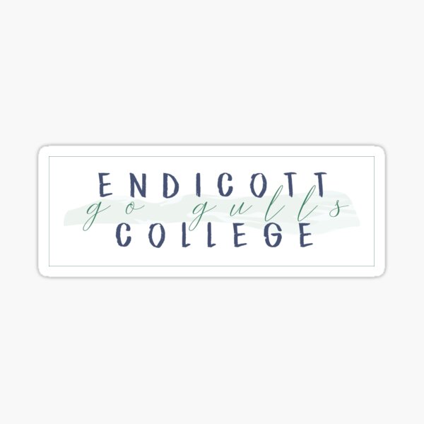 Endicott College Go Gulls Sticker