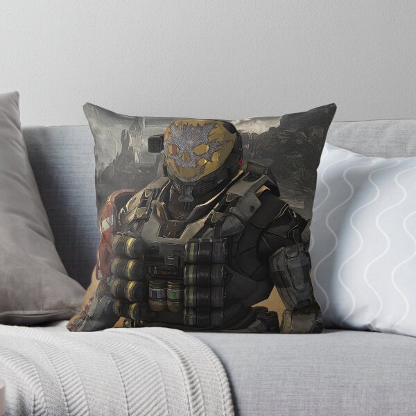 Halo Reach Emile Throw Pillow