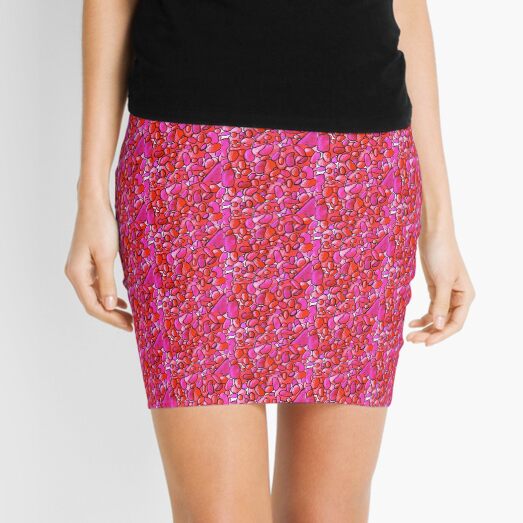 Magenta Mini Skirt