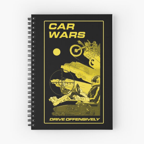 Item preview, Auto Duel - Apocalyptic Yellow designed and sold by Ghost Bunny Design.