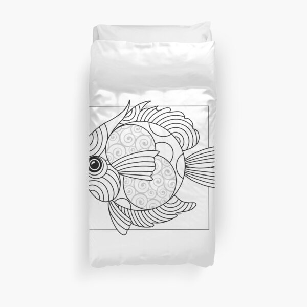 Just Add Colour - Fanciful Fish Duvet Cover