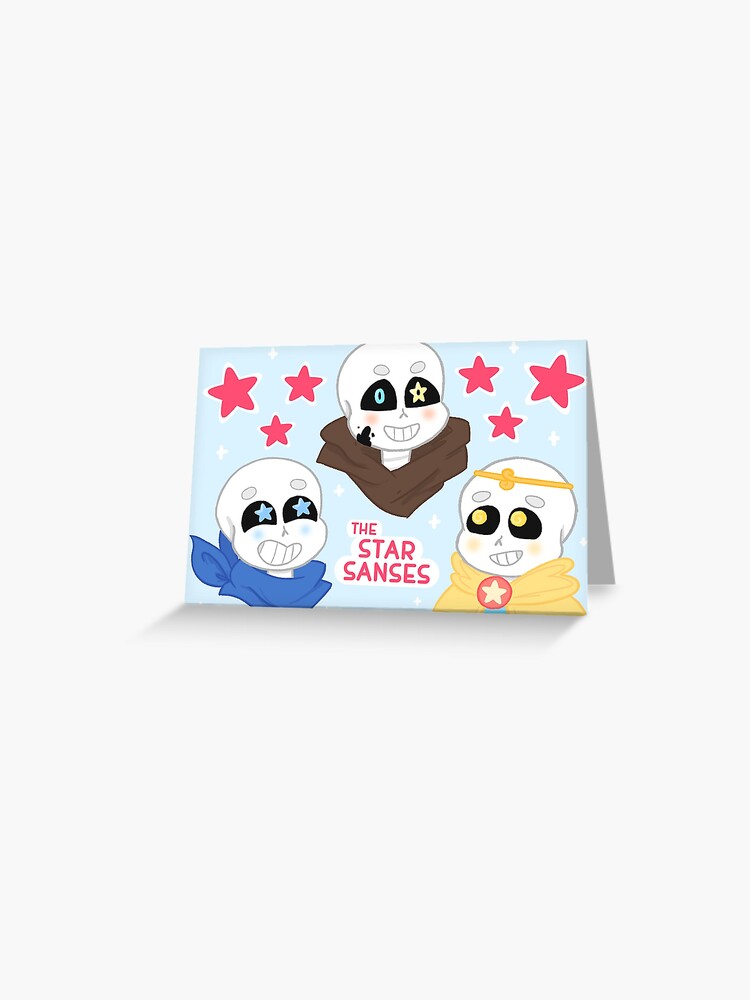 Nightmare Sans and Dream Sans Greeting Card by CoraWARD