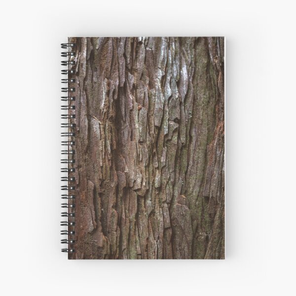 Redwood Bark Spiral Notebook