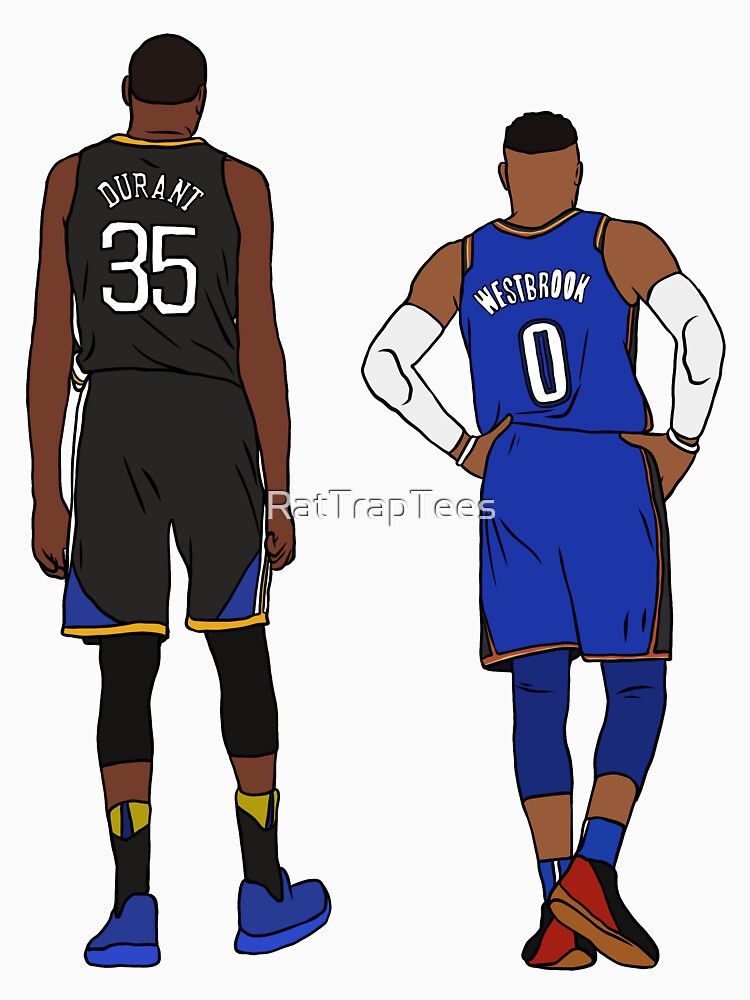 Kevin Durant And Russell Westbrook Essential T-Shirt for Sale by  RatTrapTees