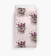 Rose The Raccoon Duvet Cover