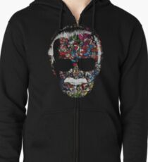 Man of Many Faces Zipped Hoodie