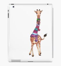 Cold Outside - Cute Giraffe Illustration iPad Case/Skin