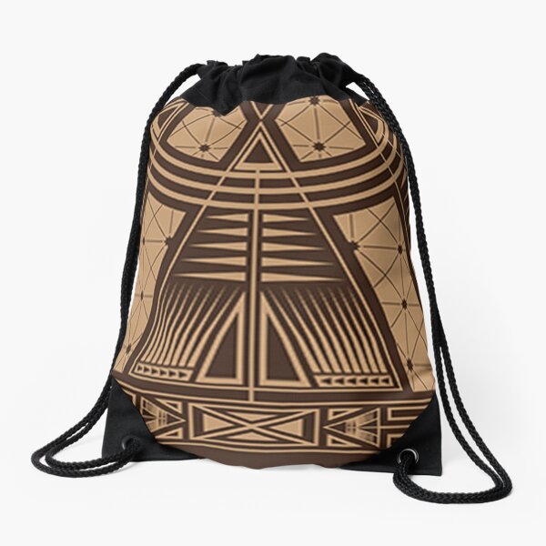 Vintage Native American Gathering Drawstring Bag