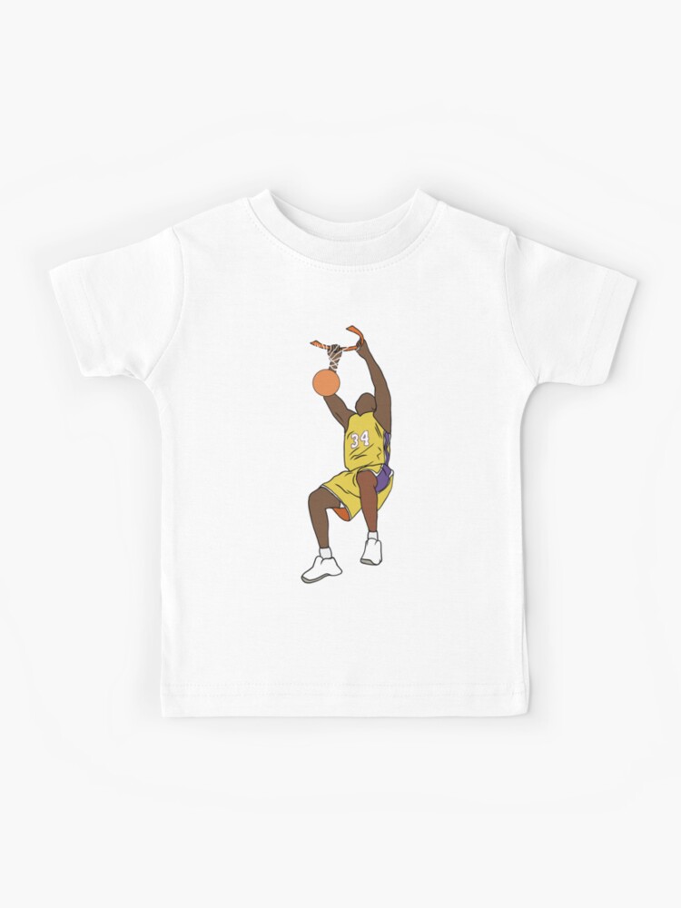 Shaquille O'Neal Dunk - Los Angeles Lakers - Nba - T-Shirt