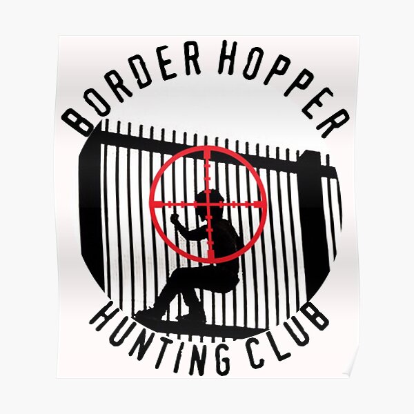 border-hopper-hunting-club-white-poster-for-sale-by-todeshandler