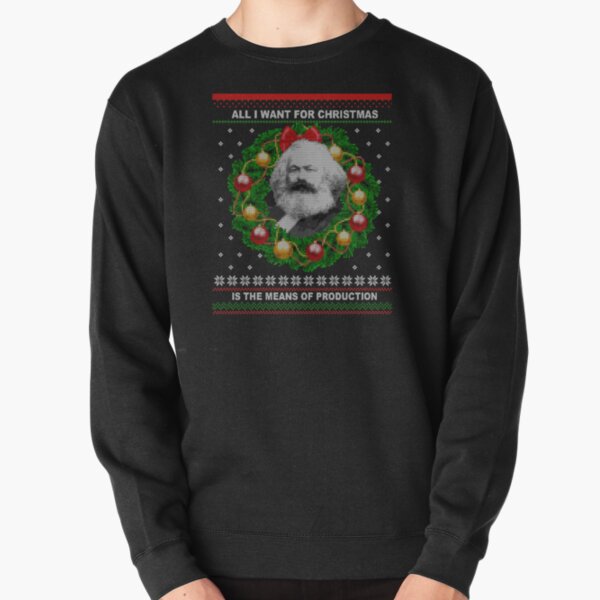 Item preview, Karl Marx Ugly Christmas Sweater - Ergreifen Sie die Produktionsmittel designed and sold by FlorenceFlo.