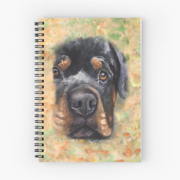 Item preview, Rottweiler watercolor art from George Dyachenko  designed and sold by George Dyachenko.