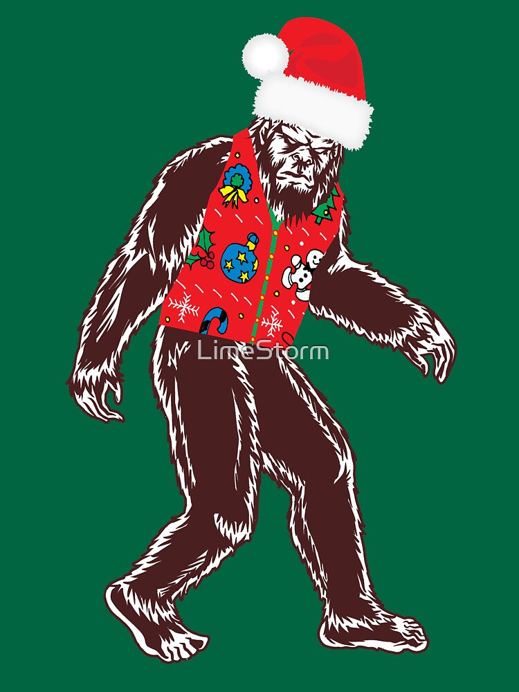 bigfoot christmas t shirt