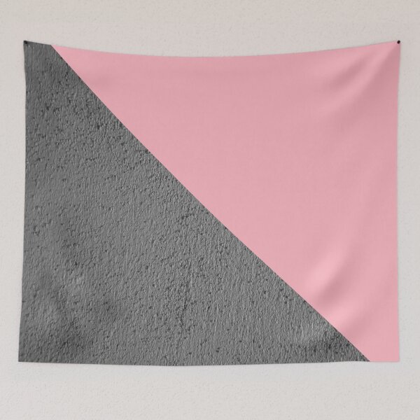 Item preview, Concrete grey and pink geometric background designed and sold by by-jwp.