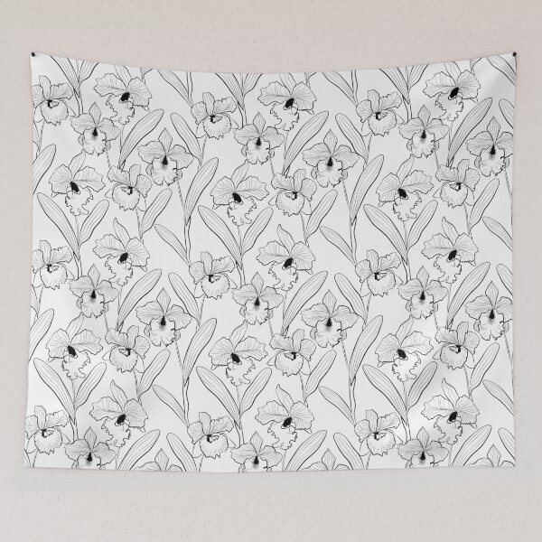 Item preview, Wild orchids, Orchid, flowers designed and sold by fuzzyfox.