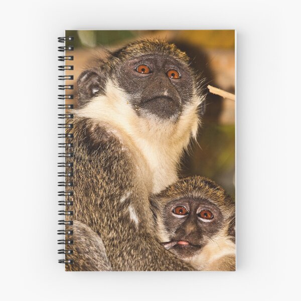 Item preview, Green monkey mother and young designed and sold by Shaun Whiteman.
