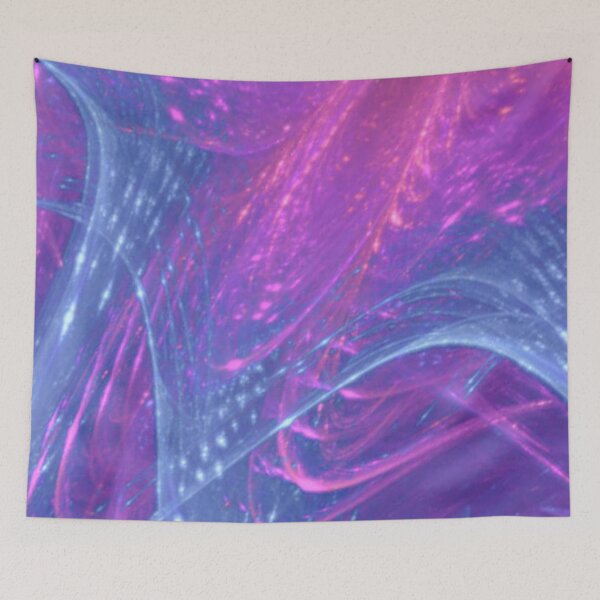 Item preview, Blue Magenta Asymmetric Fractal designed and sold by miraminerva09.