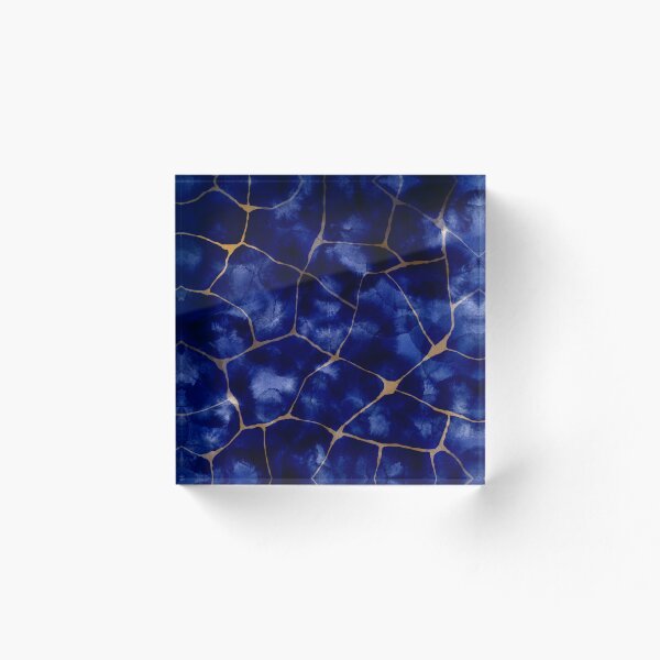 Aperçu de l'œuvre Art d'or marbré d'aquarelle de Kintsugi créée et vendue par coldgrey2.