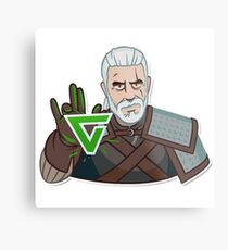 Geralt Of Rivia The Witcher Metal Print