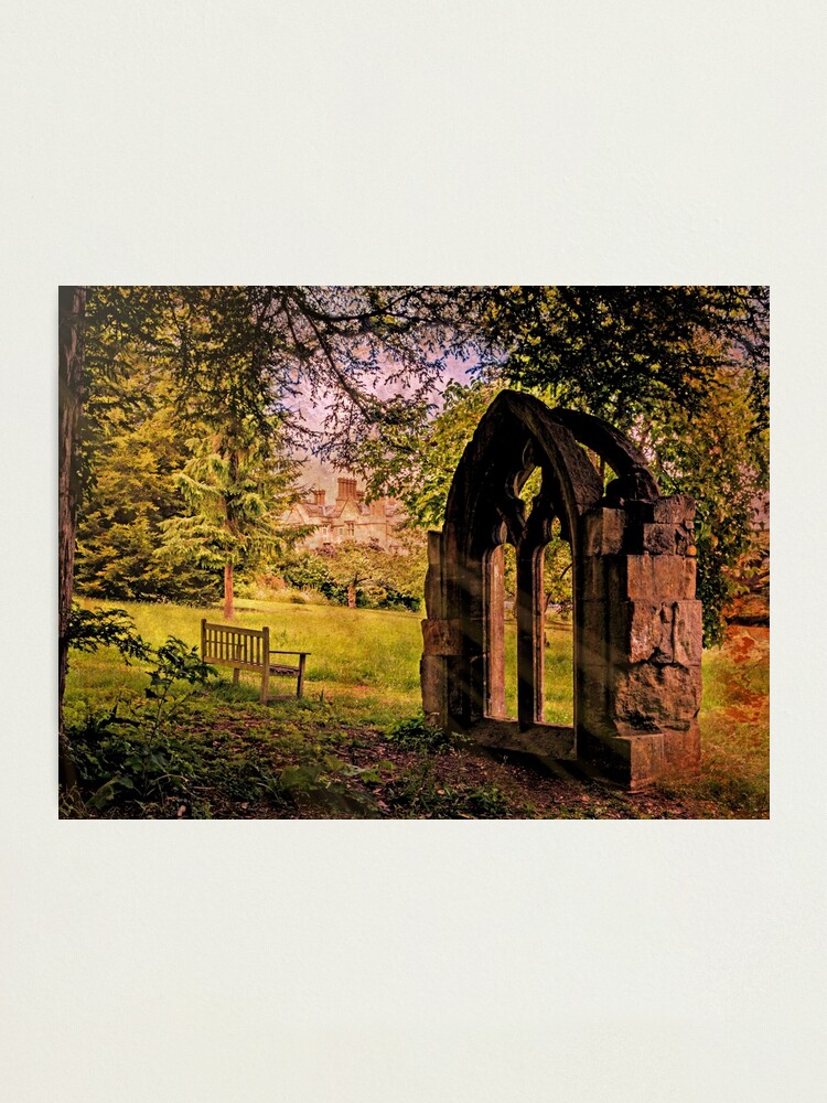 Alternate view of Manor house landscape. Photographic Print