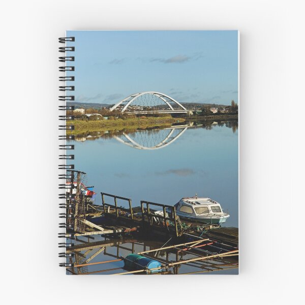 Item preview, River Usk & City bridge, Newport, Wales  designed and sold by buttonpresser.