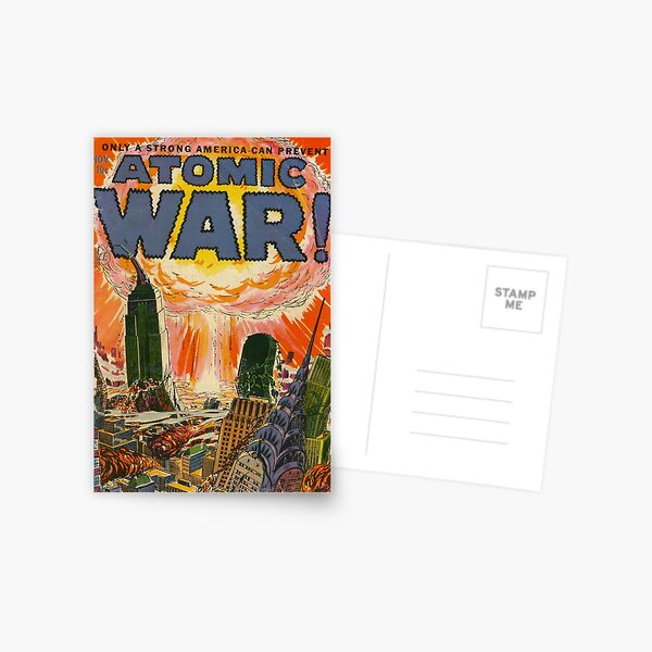 Atomic War Postcard
