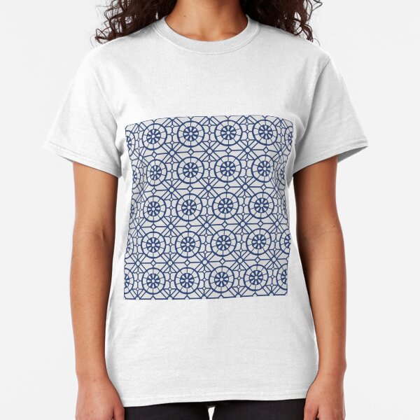 Azul Tiles (Blue on White) Classic T-Shirt
