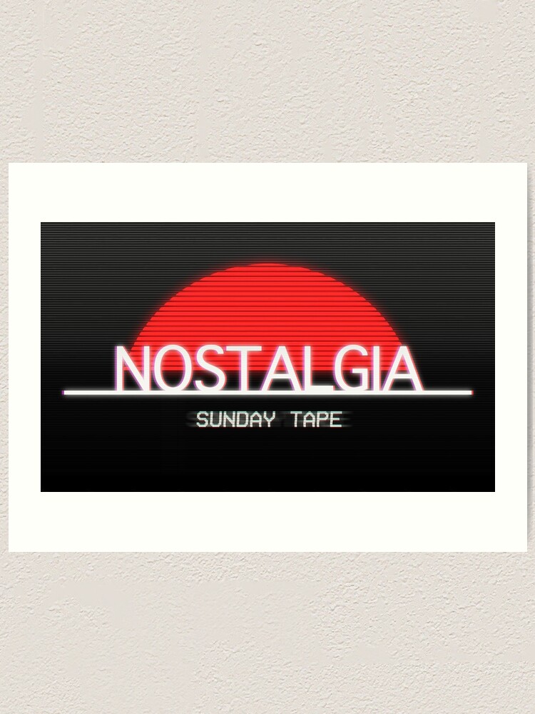 Lofi Nostalgia Art Print By Pintwich Redbubble