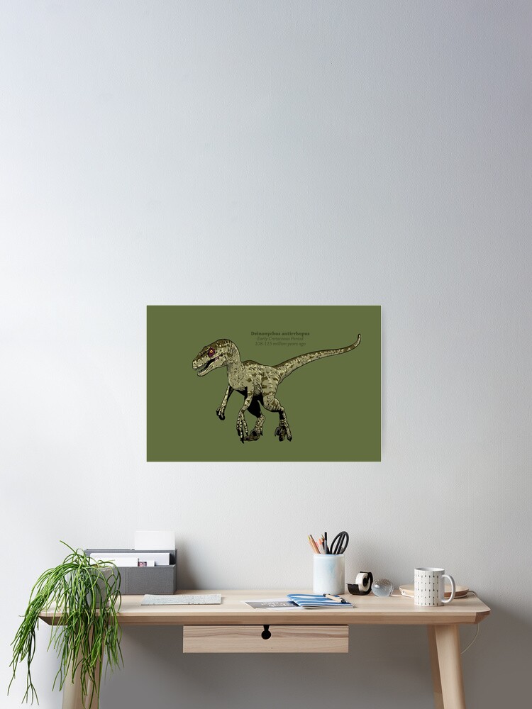 Deinonychus Wall Art, Canvas Prints, Framed Prints, Wall Peels