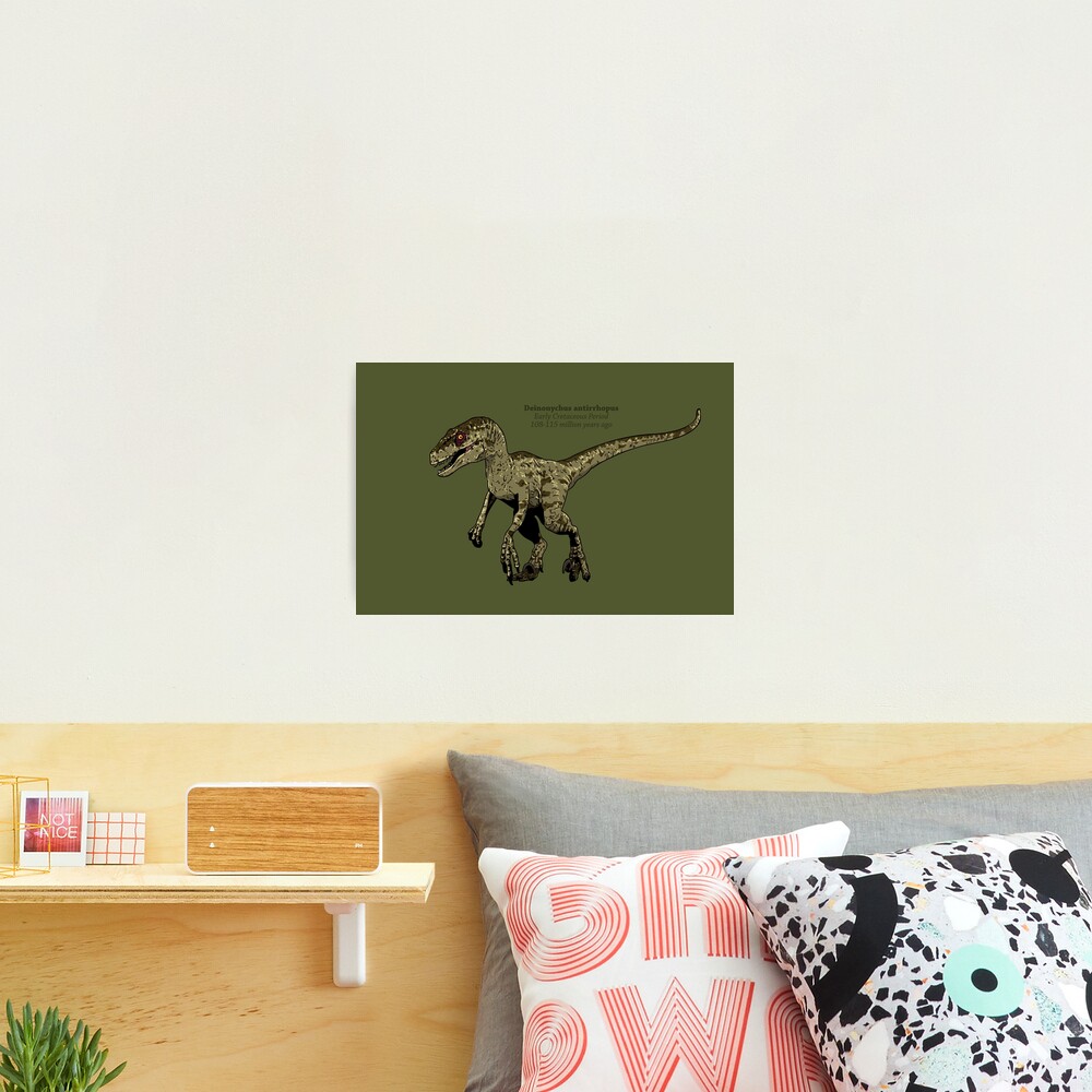 Deinonychus Wall Art, Canvas Prints, Framed Prints, Wall Peels