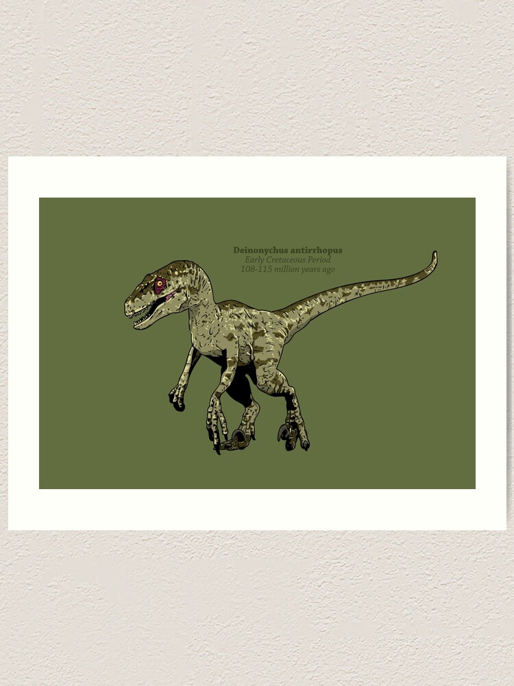 Deinonychus Wall Art, Canvas Prints, Framed Prints, Wall Peels