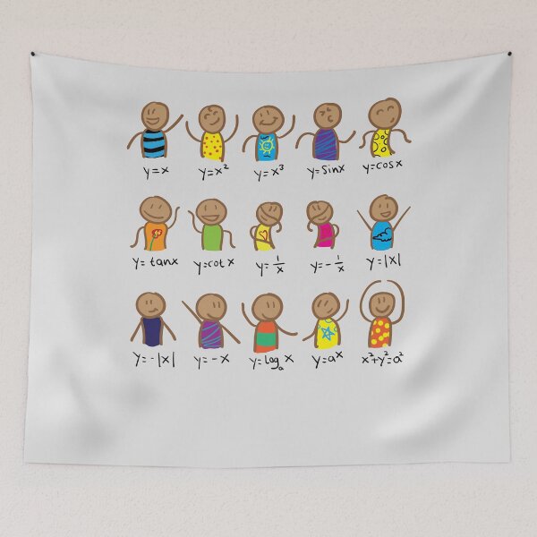 Item preview, Cute Algebra Dance Math Equation Figures Art Gift designed and sold by NBRetail.