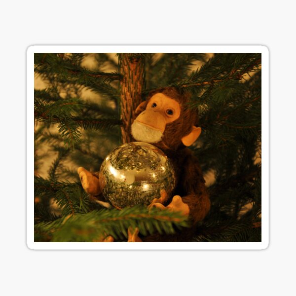 Item preview, monkey with Christmas decoration designed and sold by Schoensl.