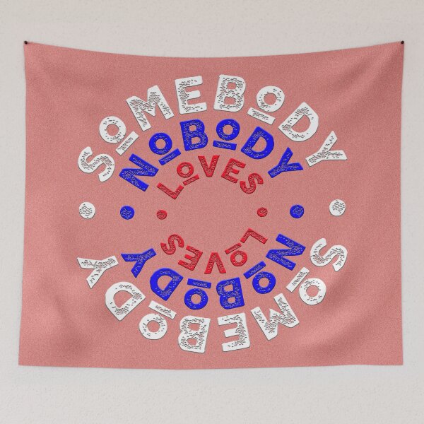 Item preview, somebody nobody loves -SQUARE designed and sold by Hell-Prints.